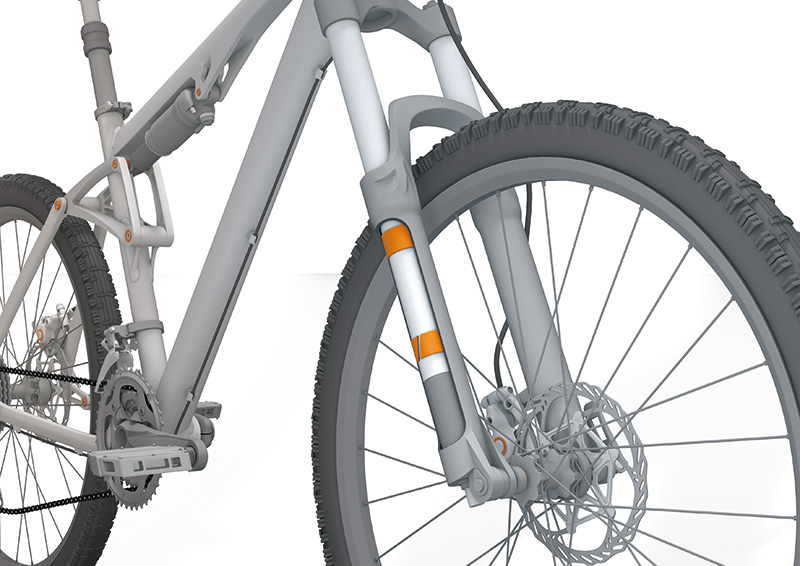 cojinete en horquilla para bicicleta