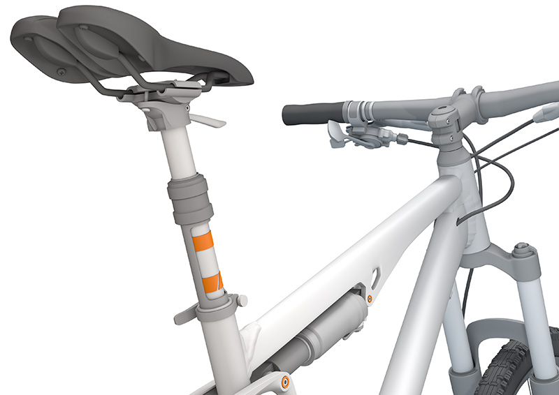 cojinete en sillin para bicilceta