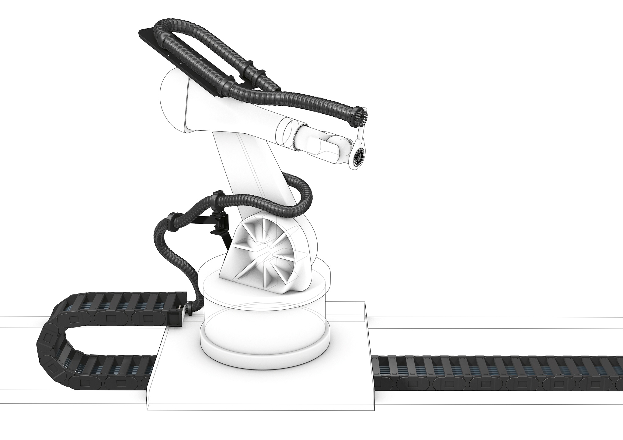 La innovación definitiva en robótica: cadena portacables triflex TRX