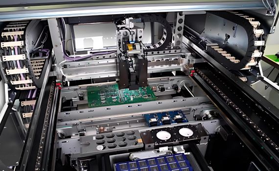 pcb-production-assembleon-pick-and-place-machine Producción de PCB con máquina pick and place Assembleon