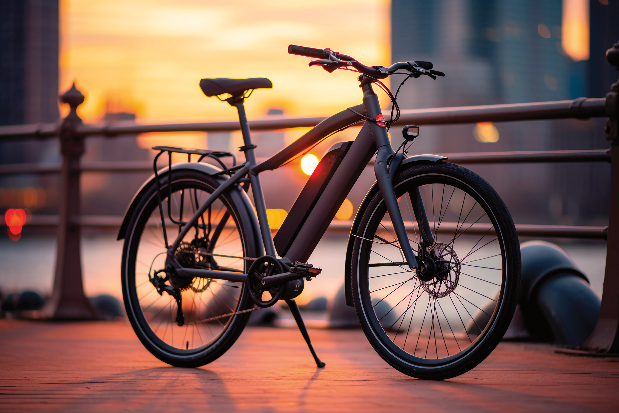 IGUS AS e bike in New York city igus_e-bike_con engranajes planetarios